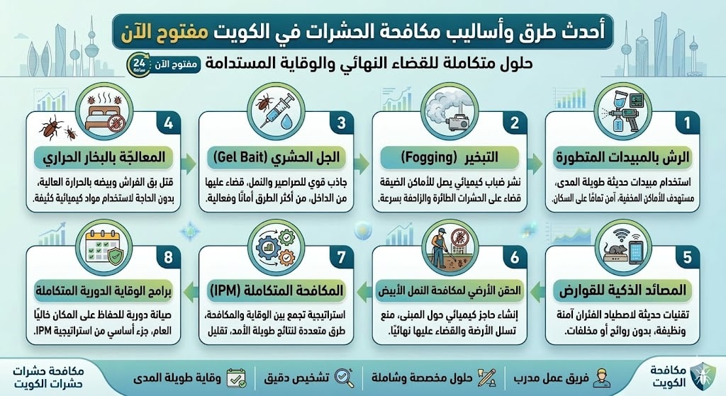 طرق وأساليب مكافحة الحشرات الحديثة طرق وأساليب مكافحة الحشرات الحديثة